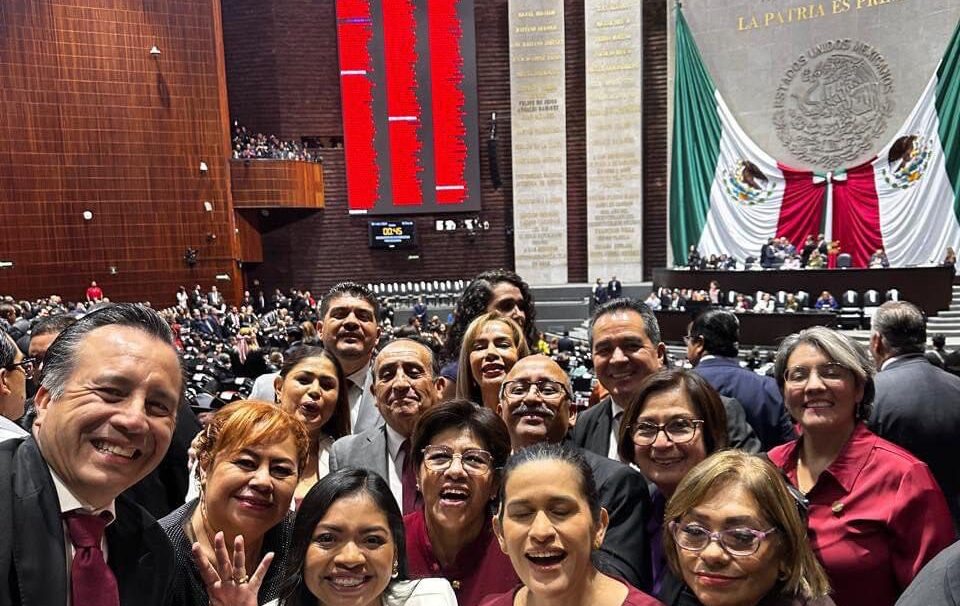 Día glorioso para México: gobernador Cuitláhuac celebra llegada de Sheinbaum