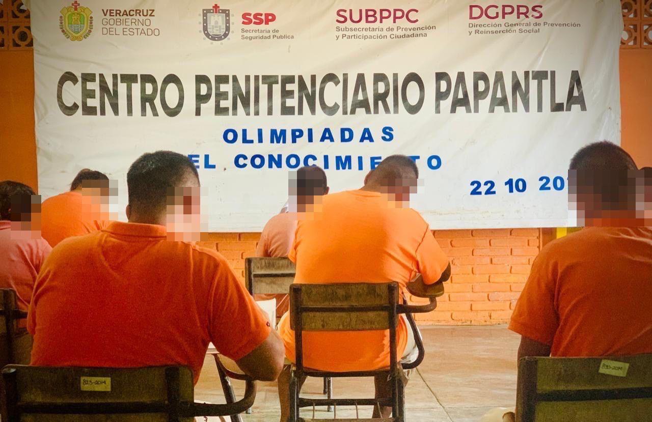 Realizan Olimpiadas del Conocimiento en centros penitenciarios de Veracruz