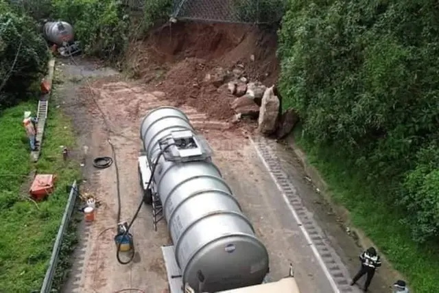 Abrirán desviación en la Orizaba-Puebla por derrumbe