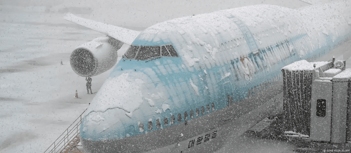 Corea del Sur vive una de las mayores nevadas de su historia