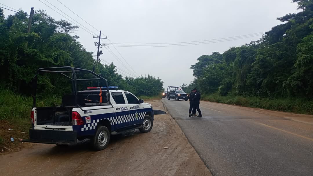 Policía municipal  de San Juan Evangelista repele agresión de secuestradores