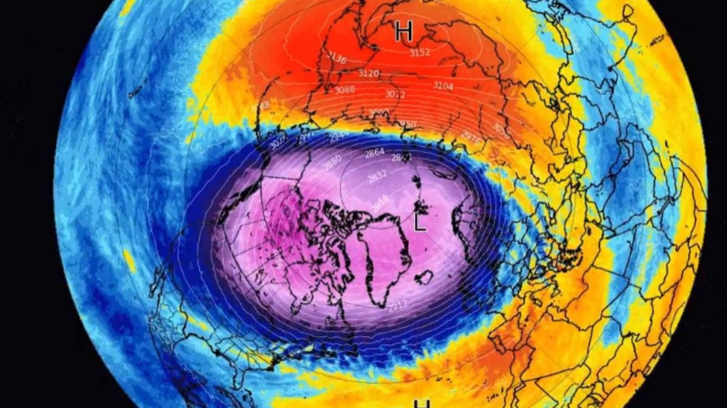 Vórtice Polar, cerca de México; su frío ártico congelaría varios estados durante enero 2025