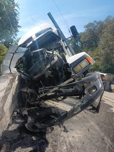 Otro accidente en la Puebla-Orizaba; hay 2 heridos