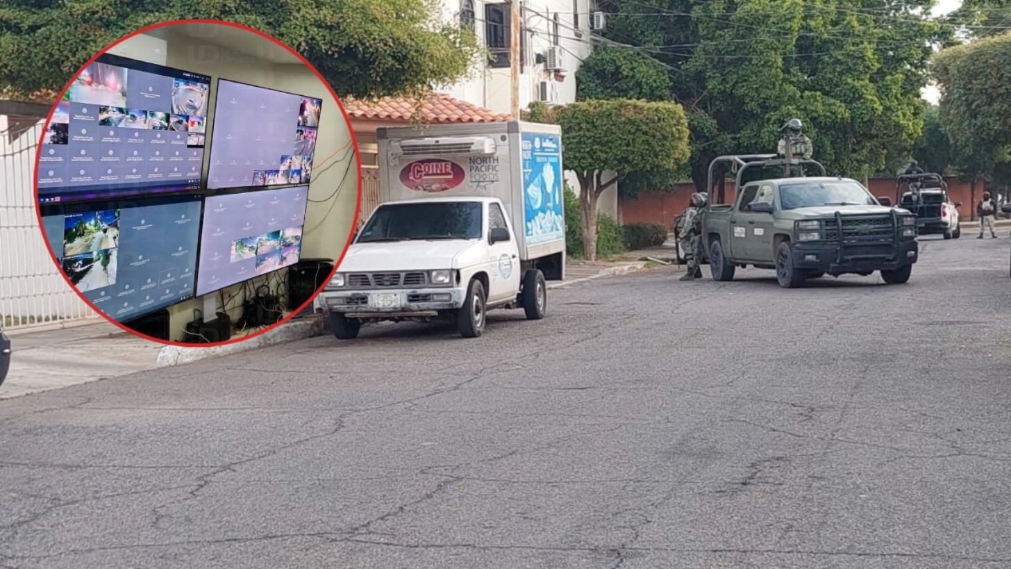 Criminales utilizaban videocámaras para vigilar las calles de Culiacán; Ejército desmantela centro de monitoreo