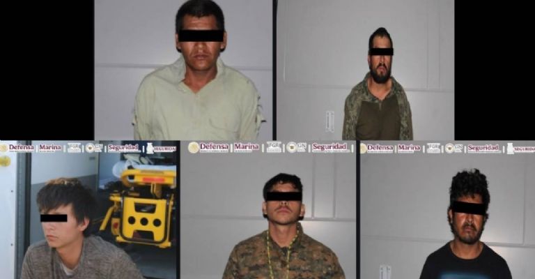 Detienen a 5 integrantes del Cártel del Pacífico en Sinaloa