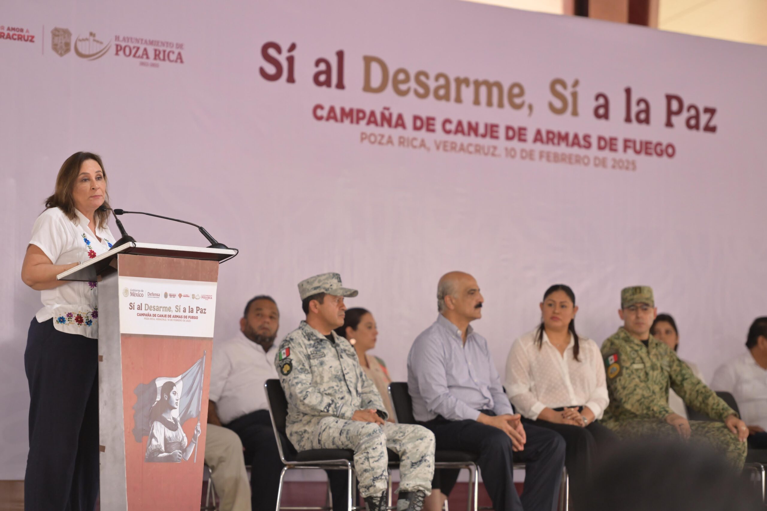 Construimos la paz, no promovemos la violencia: Gobernadora en el arranque del canje de armas