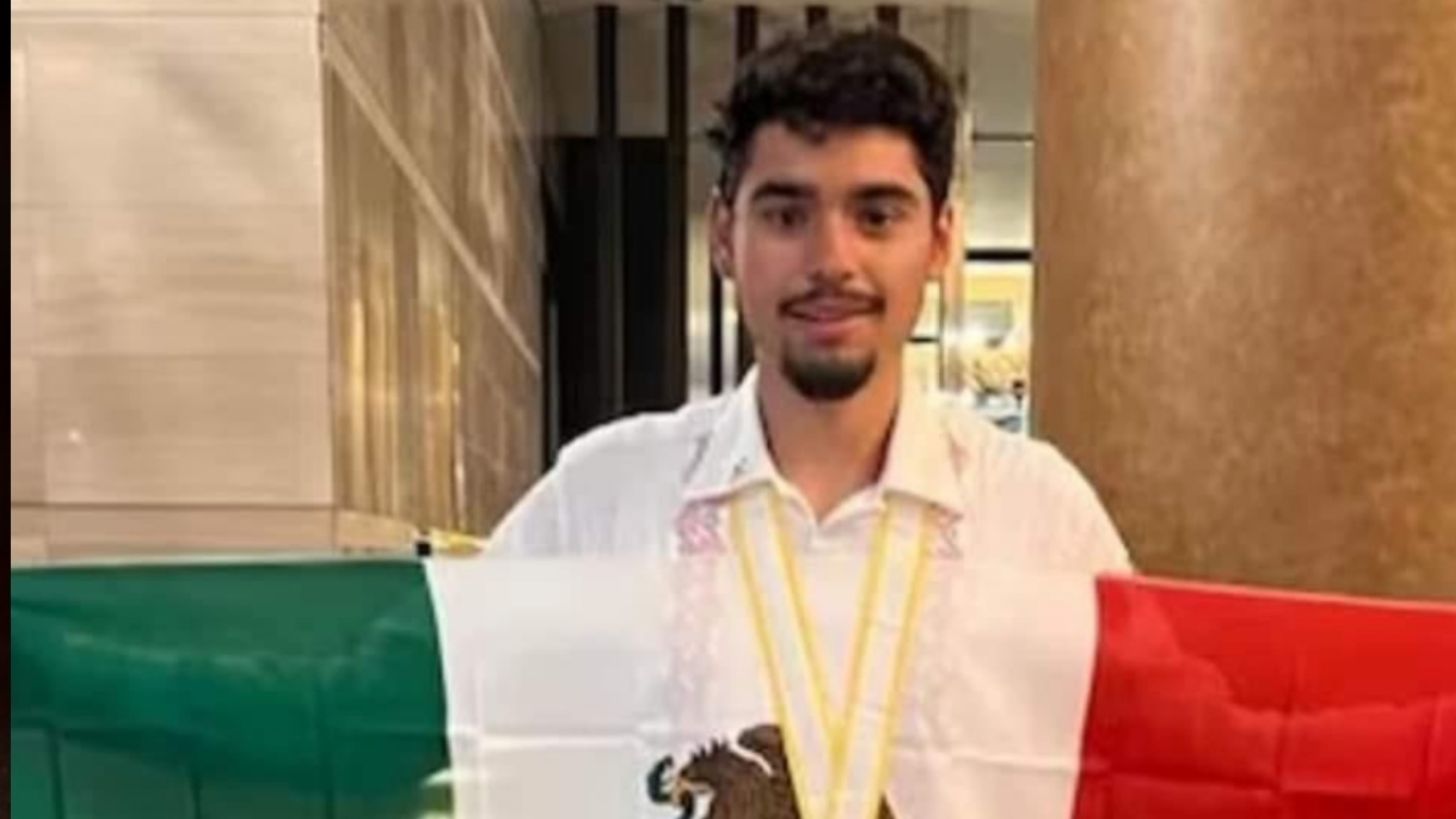 El joven que ganó 2 veces la medalla de oro de la Olimpiada Internacional de Matemáticas: «orgullo mexicano»