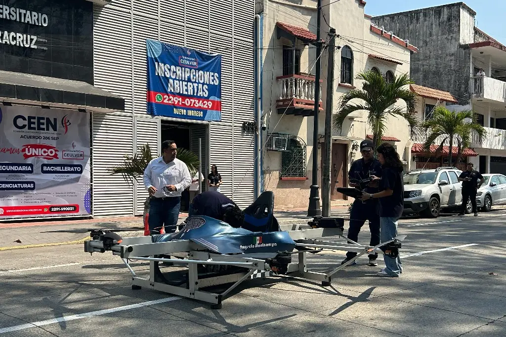 Estudiantes que crearon vehículo aéreo en Veracruz irán al AIFA a presentar el proyecto