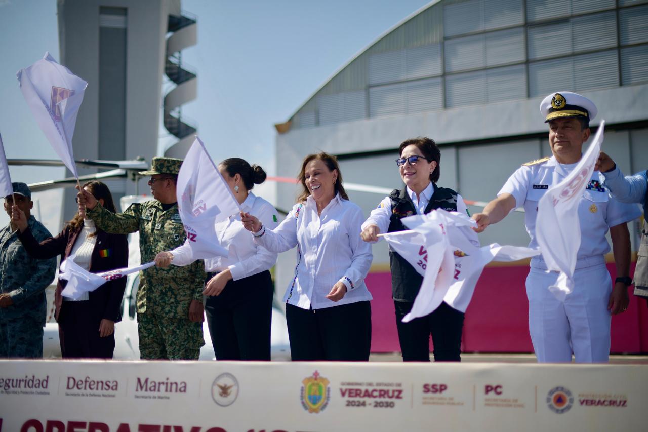 Veracruz está listo, Rocío Nahle pone en marcha operativo Semana Santa