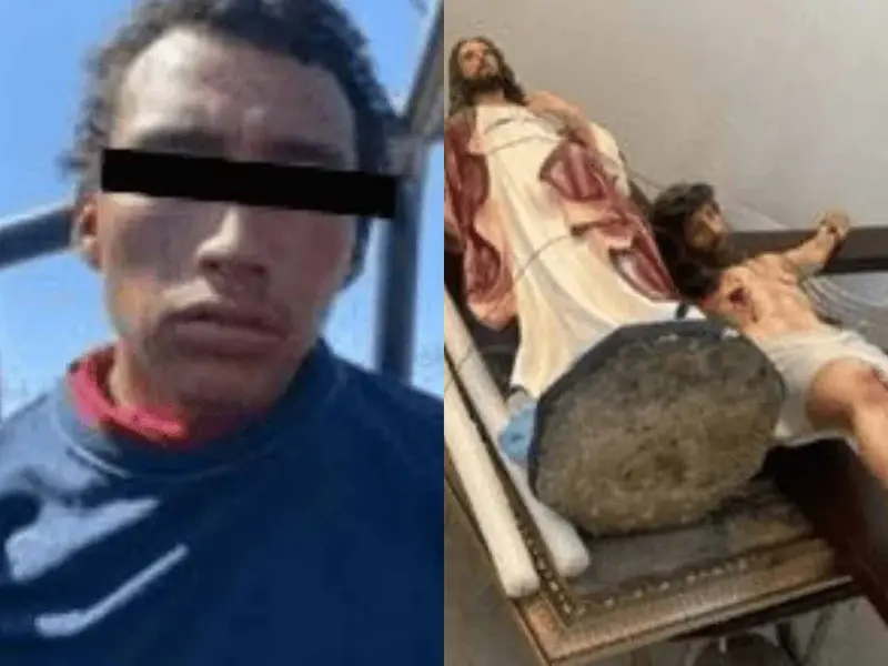 ¡Sin respeto a Semana Santa! Detienen a joven por robar imágenes religiosas en Guanajuato