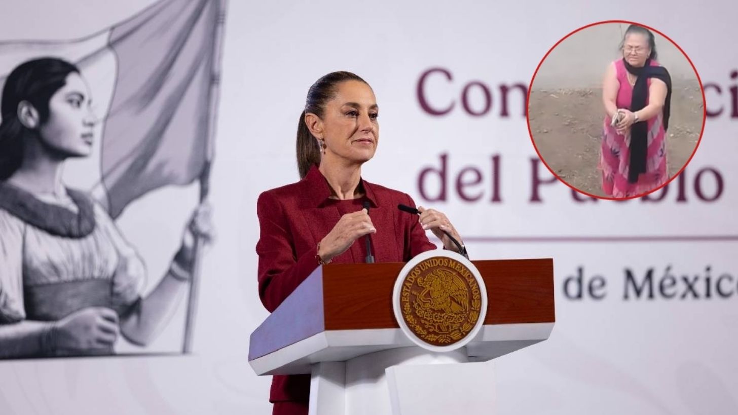 Claudia Sheinbaum reacciona a caso de abuela Carlota en Chalco