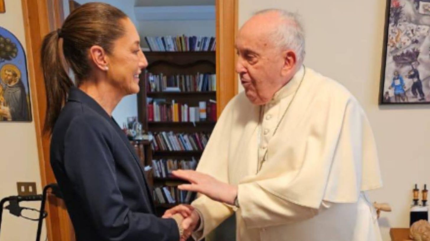 “Conocerlo, un honor y un privilegio”, Claudia Sheinbaum lamenta muerte del Papa Francisco