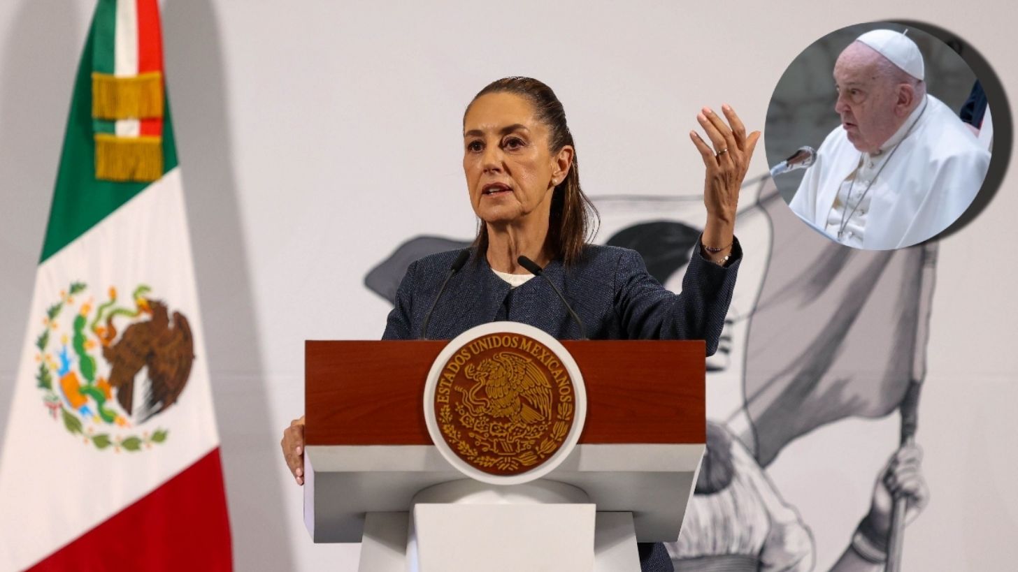 «Estuvimos muy bien representados por Rosa Icela», dice Sheinbaum sobre el funeral del Papa Francisco
