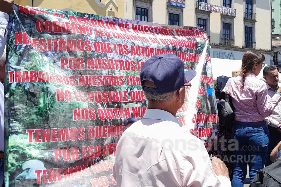 Campesinos de Jinicuil Manso exigen restitución de tierras en Coatepec