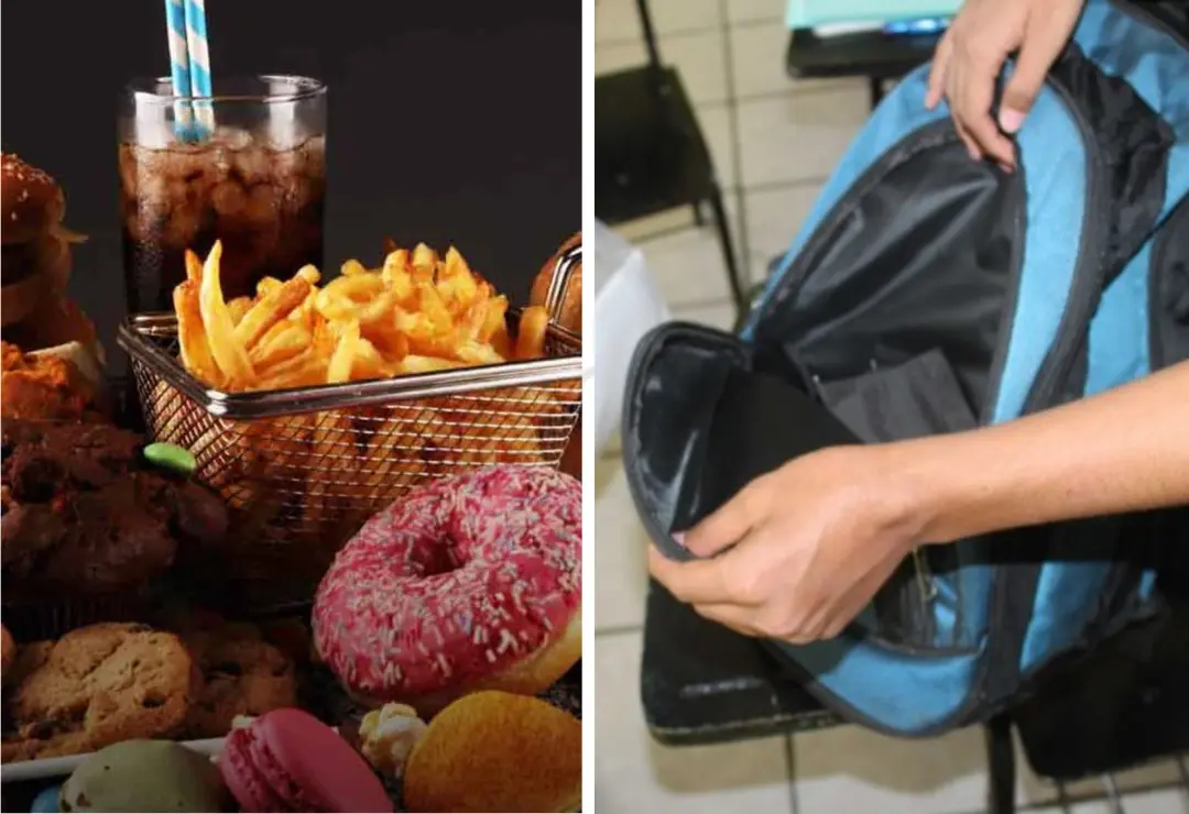 Operativo mochila por comida chatarra se hace en casa, supervisora
