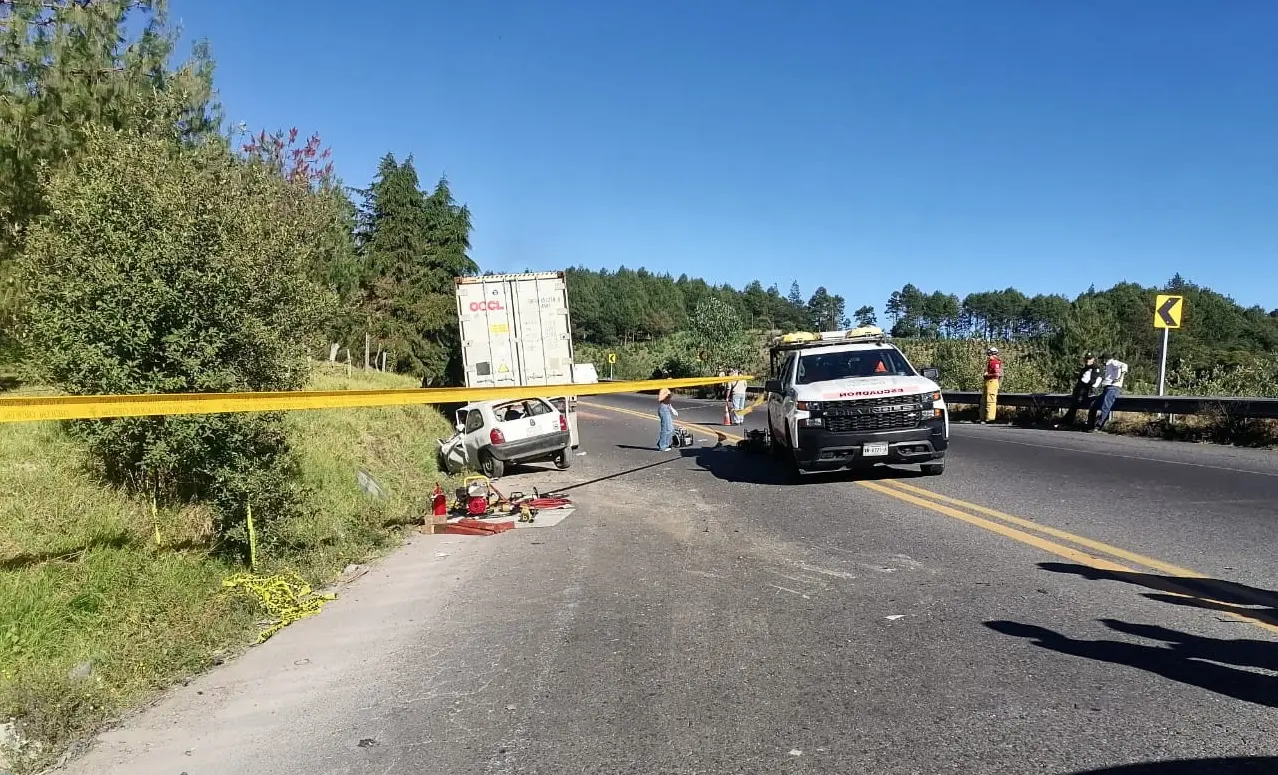 Dos muertos tras accidente en la Xalapa-Perote