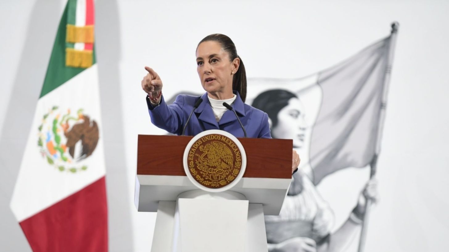 Claudia Sheinbaum celebra que Trump reconozca la problemática de armas en EU