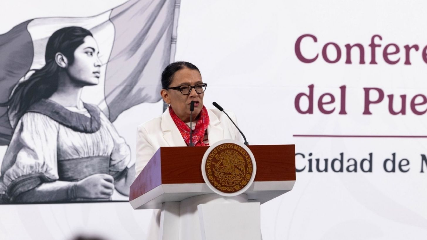 Rosa Icela Rodríguez llevará carta al Papa León XIV para invitarlo a México