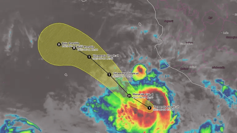 Barbara se perfila como huracán categoría 1, el primero de la temporada 2025