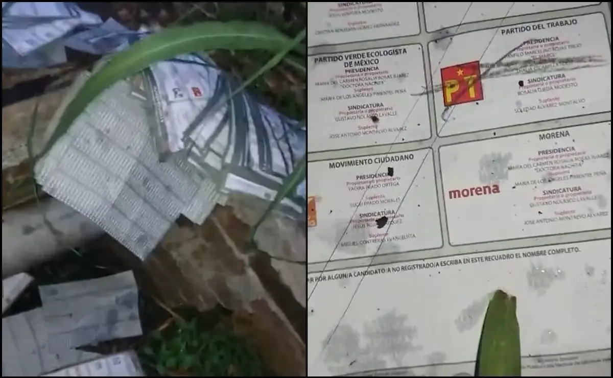 Hallan boletas originales en cañales de Chocamán