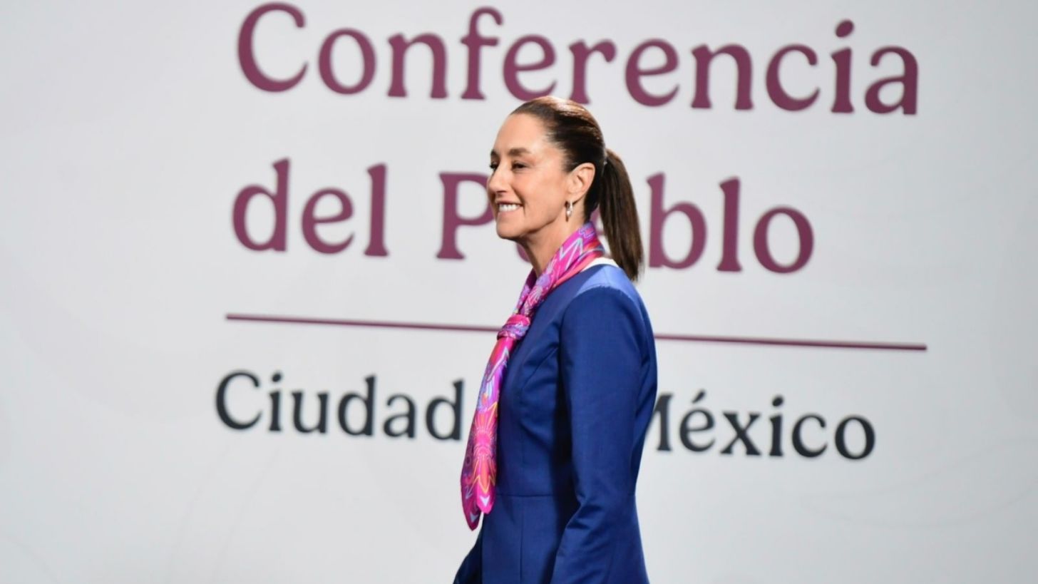 Vamos muy bien, dice Sheinbaum a un año de su triunfo electoral