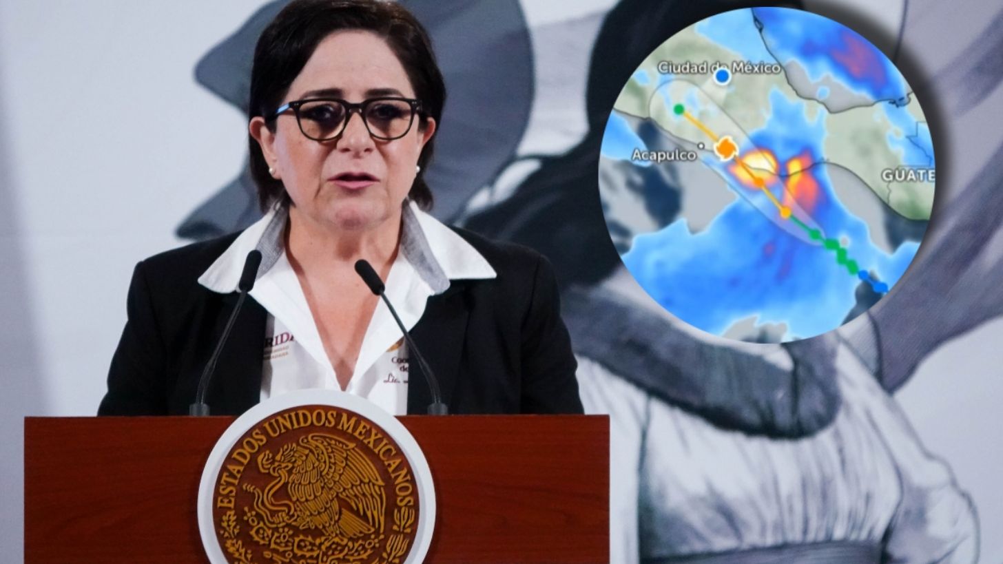 Huracán Erick podría evolucionar a categoría 2; activan Plan DN-III-E, señala Laura Velázquez