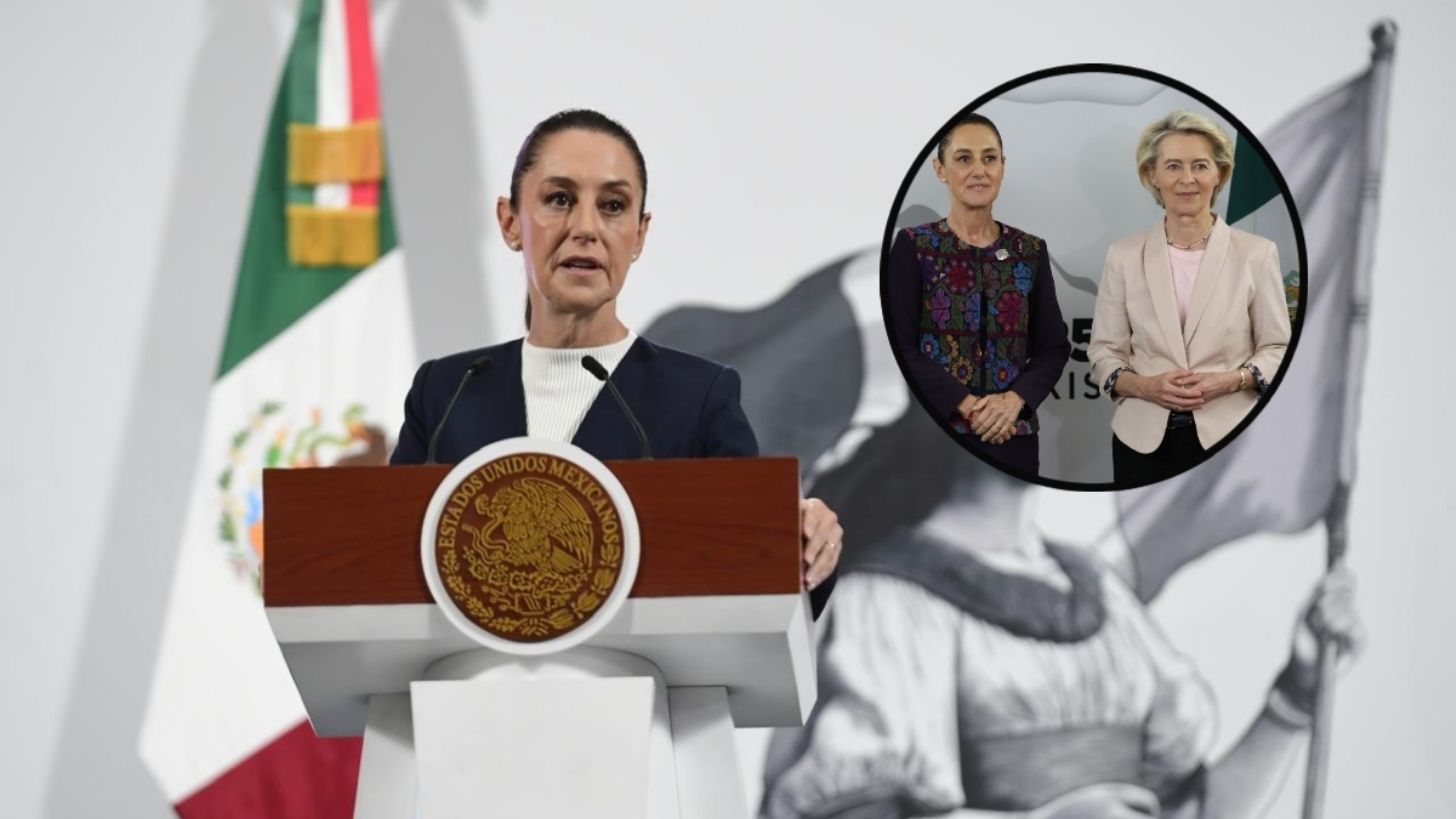 Claudia Sheinbaum anuncia la visita de Ursula von der Leyen, presidenta de la Unión Europea, a México