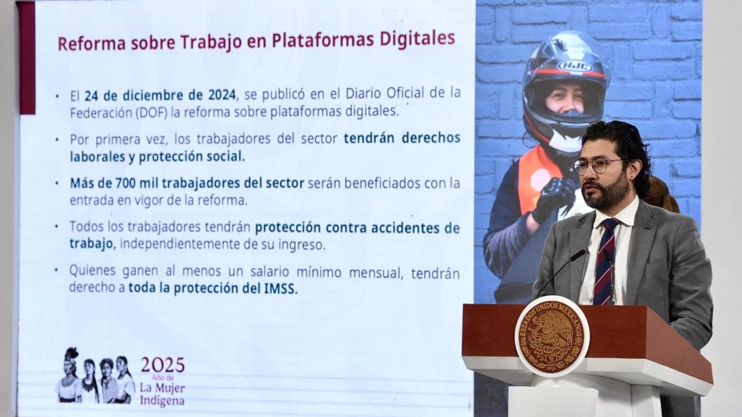 Secretaria del Trabajo niega aumento de impuestos a trabajadores de aplicación con nueva reforma