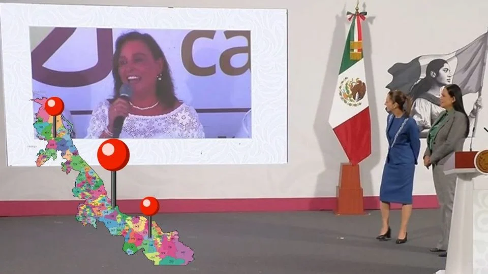 Nahle en “mañanera” con Sheinbaum anuncia programa de salud en 11 municipios de Veracruz