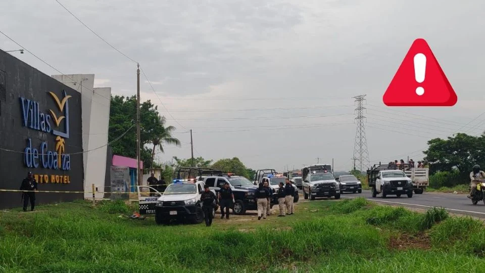 Abandonan restos humanos en carretera de Nanchital, al sur de Veracruz