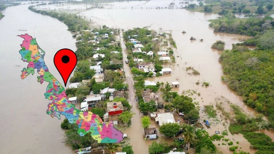 Estos son los 9 municipios de Veracruz con más afectaciones tras paso de huracán Erick