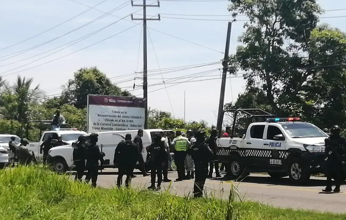 Hallan restos humanos dentro de maleta, en Cosoleacaque