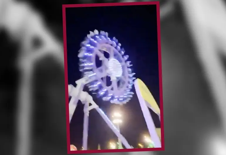 Juego mecánico colapsa en Arabia Saudita y deja 23 heridos, tres graves