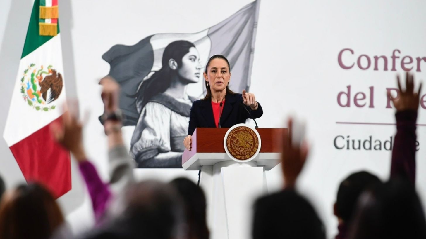 Sheinbaum fija meta de 100 mdp para programas del Bienestar en 2026
