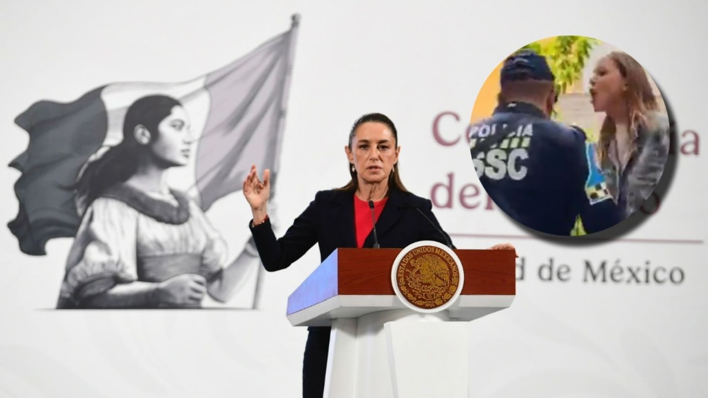 “Deplorable”, la conducta de ‘Lady Racista’ contra policía de la CDMX, toda nuestra solidaridad al elemento: Claudia Sheinbaum