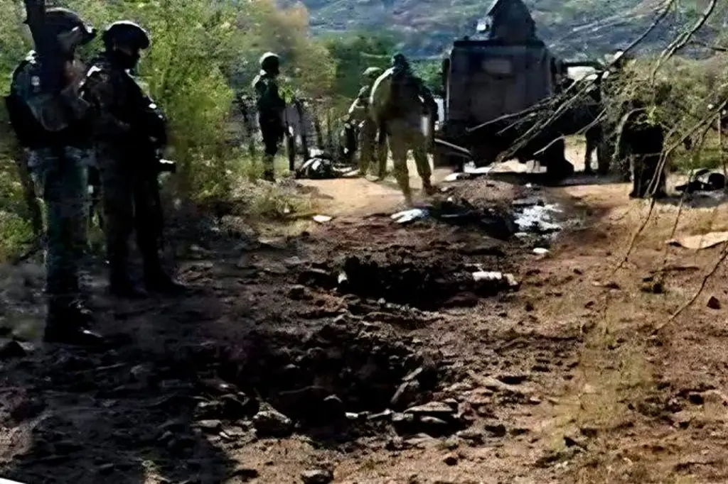 Muere sargento del Ejército al explotarle una mina terrestre en Michoacán
