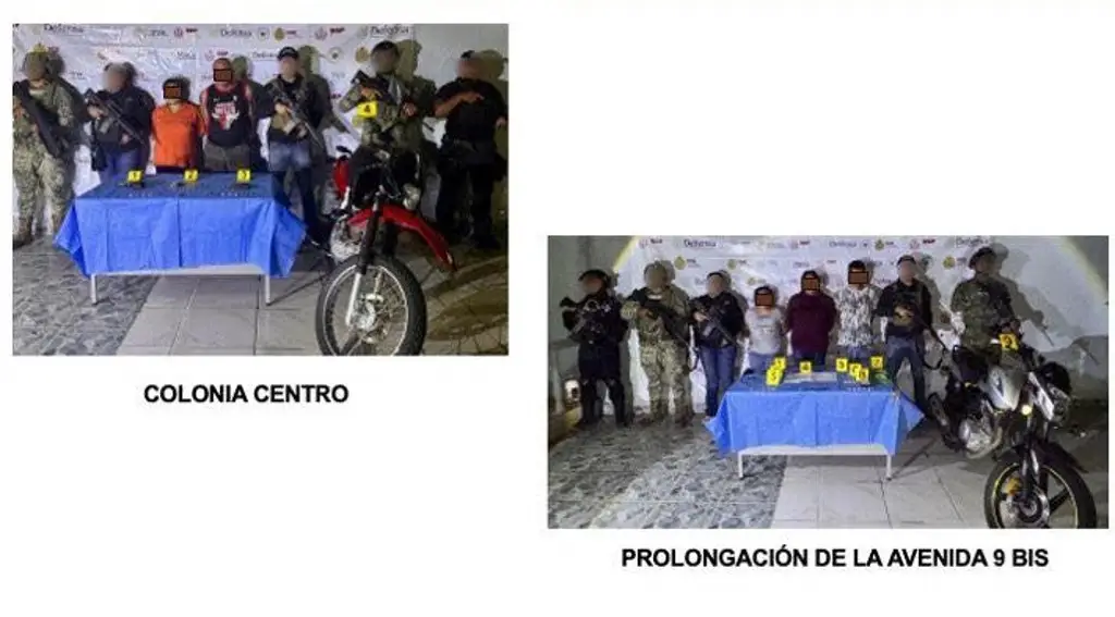 Caen 5 con motos, armas y drogas en Huatusco