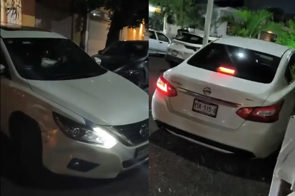 Mujer choca varios autos, una moto y una casa en Boca del Río