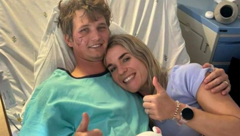 Hombre es atacado por hienas mientras acampaba por su despedida de soltero: «Mi cabeza estaba dentro de su boca»