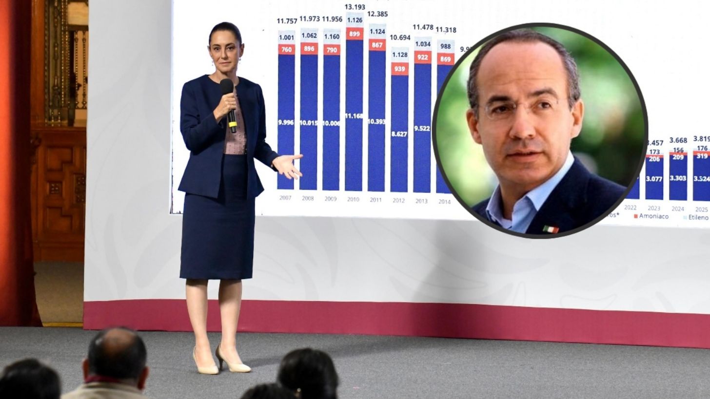 Claudia Sheinbaum llama “vende patrias” a Felipe Calderón tras crítica desde Estados Unidos