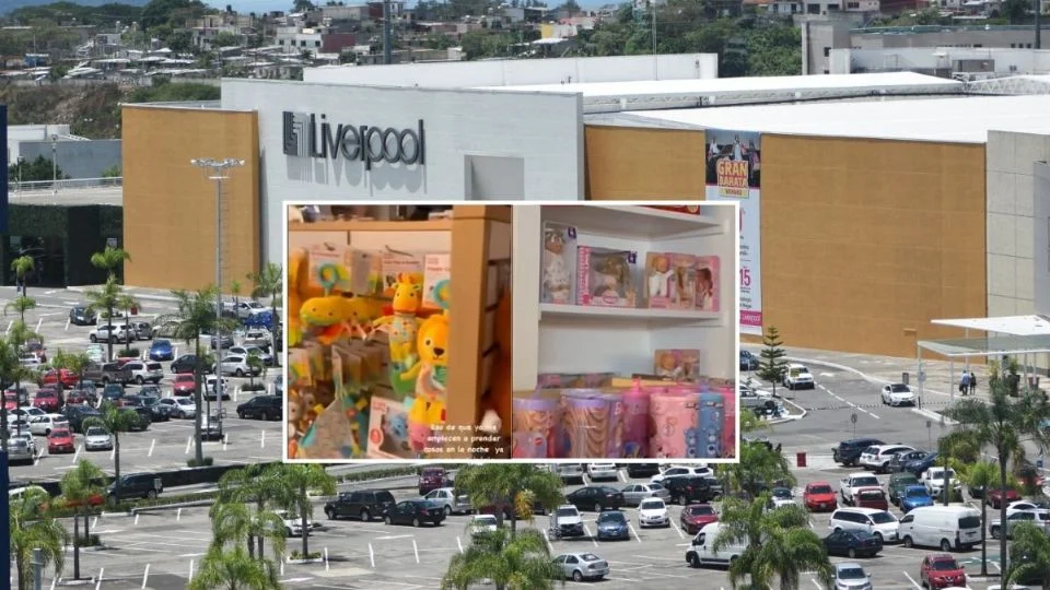 En Liverpool de Plaza Américas de Xalapa, captan a muñeca moverse dentro de su empaque