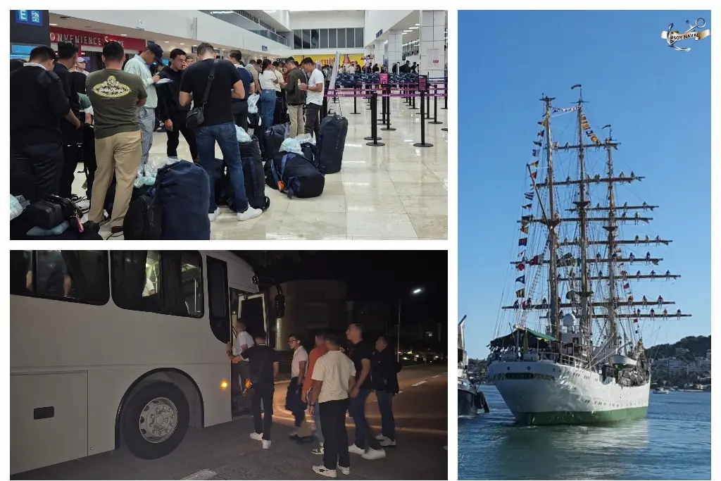 Salen cadetes de Antón Lizardo a Nueva York