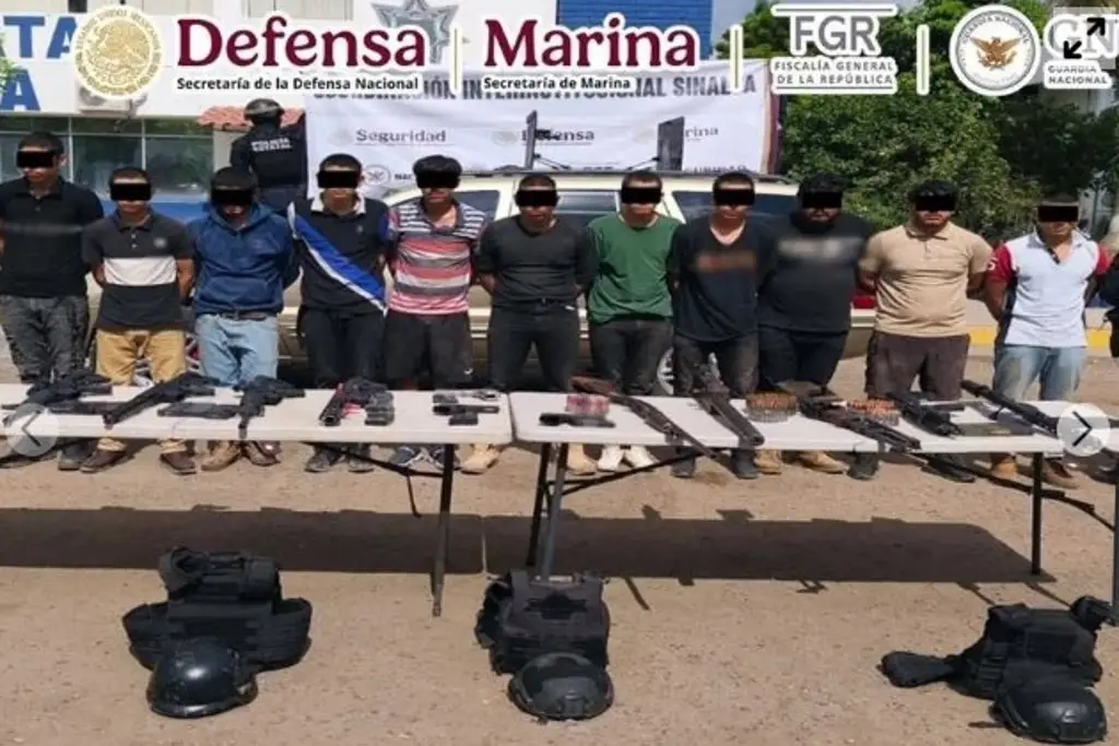 Detienen a 18 vinculados a Los Chapitos en Sinaloa