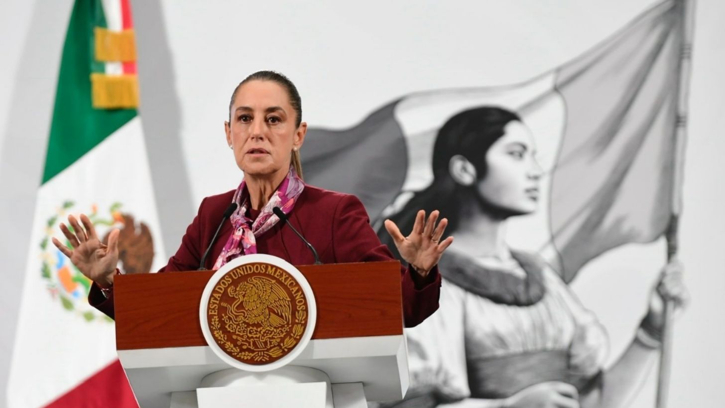 Sheinbaum fija postura ante amenaza de EU a Venezuela: “no al injerencismo y a la invasión”