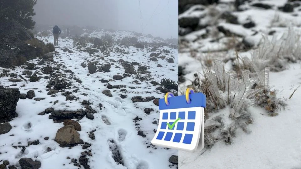 Hoy 1 de octubre comienzan heladas en Veracruz y hasta este día durarán