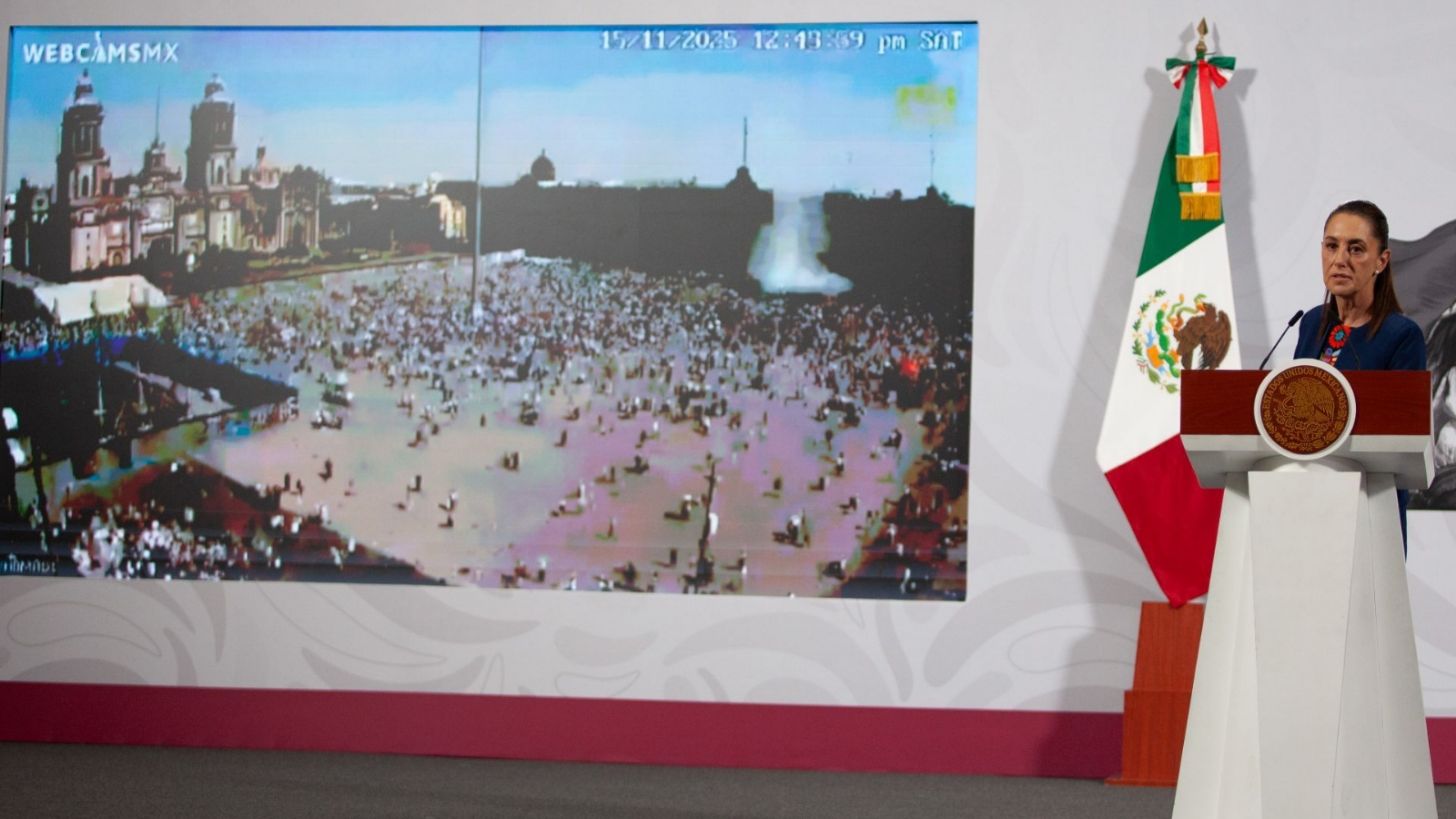 Muchos adultos, pocos jóvenes: Sheinbaum opina sobre la marcha de la generación Z