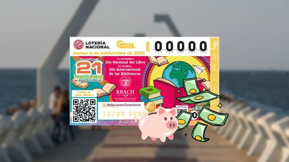 Lotería Nacional: premio de 7 millones de pesos cae en este municipio de Veracruz