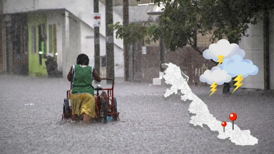 Los 10 municipios de Veracruz con las lluvias más fuertes el 10 de noviembre, tras entrada del frente frío 13