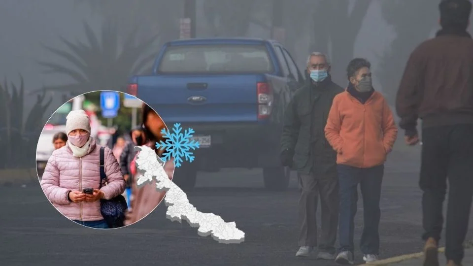 Frente frío en Veracruz: los 8 municipios con las temperaturas más bajas hoy 10 de noviembre