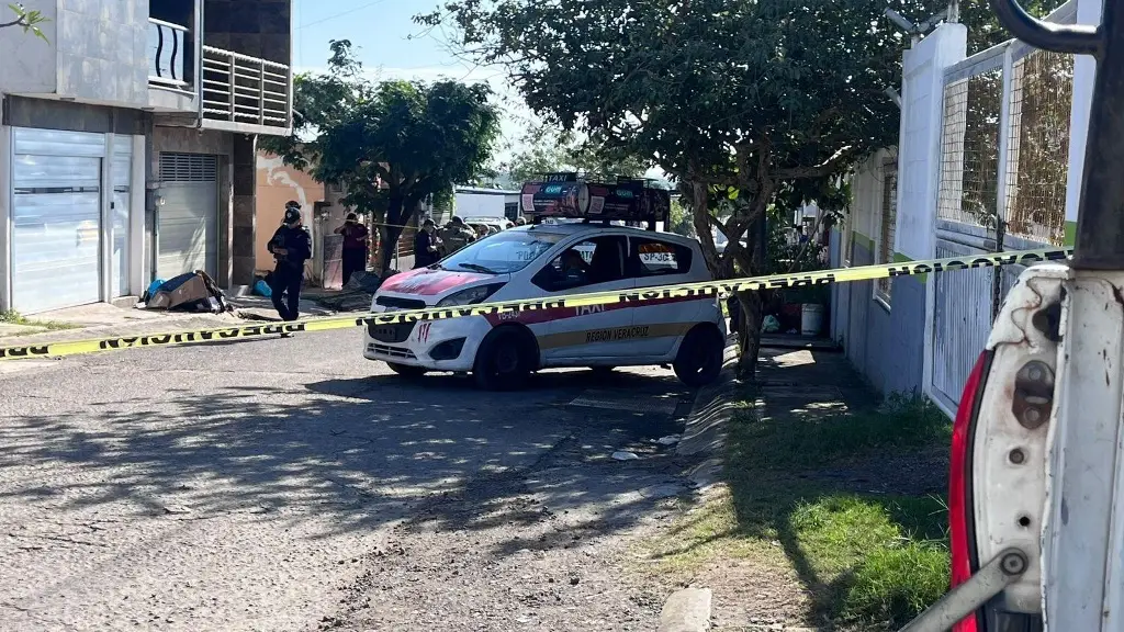 Muere taxista en Veracruz